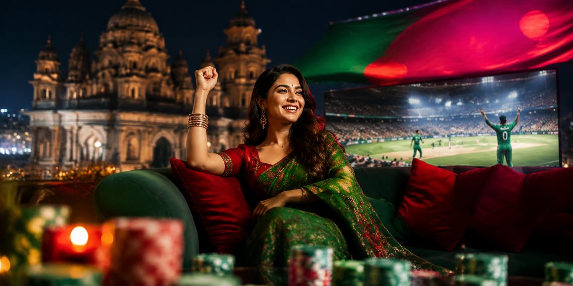 বাংলাদেশে লাল-সবুজ পোশাকে ক্রিকেট বেটিং পেজ দেখছেন একজন ব্যবহারকারী
