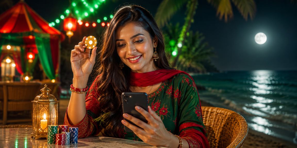 বগুড়ায় ঈদ উৎসবে মোবাইলে ক্যাসিনো গেম খেলছেন একজন ব্যবহারকারী