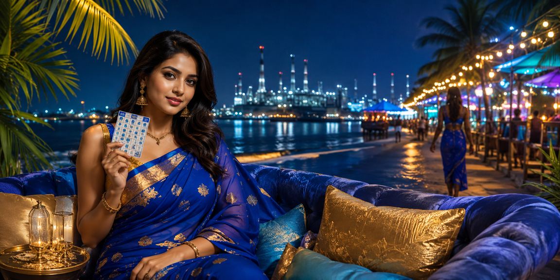 নারায়ণগঞ্জের সৈকতে মোবাইল অ্যাপে লটারি গেম উপভোগ করছেন একজন ব্যবহারকারী